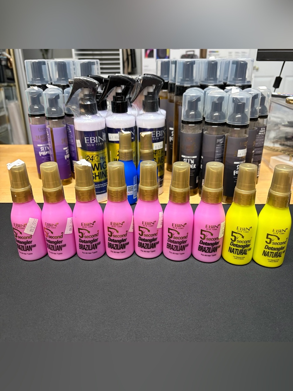 Lot of 9 Ebin New York 5 Second Detangler for Brazilian and Natural Hair - Picture 4 of 4